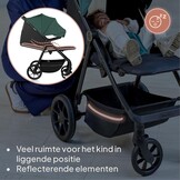 Lionelo Mira Kinderwagen Groen – Lichtgewicht wandelwagen tot 22 kg