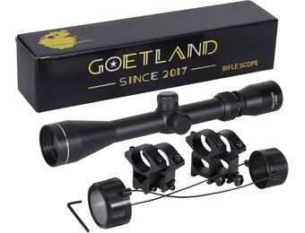 Goetland Richtkijkers 3-9x40 SFP Crosshair R4 met Montageringen voor Luchtbuks en Airsoft