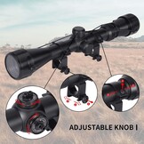 Goetland Richtkijkers 3-9x40 SFP Crosshair R4 met Montageringen voor Luchtbuks en Airsoft