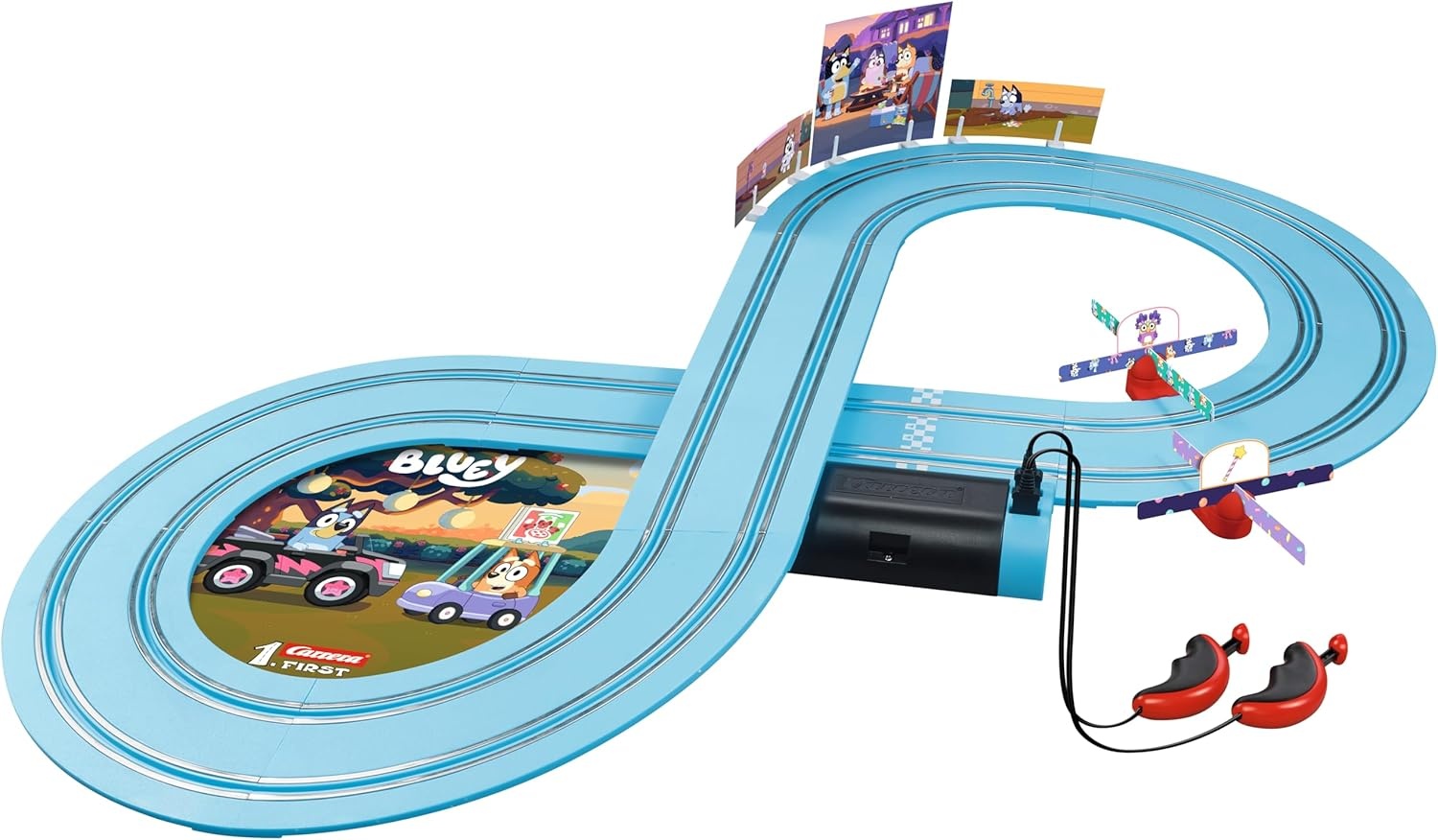 Carrera First Bluey & Bingo Racebaan - 2,4 meter - Meerkleurig