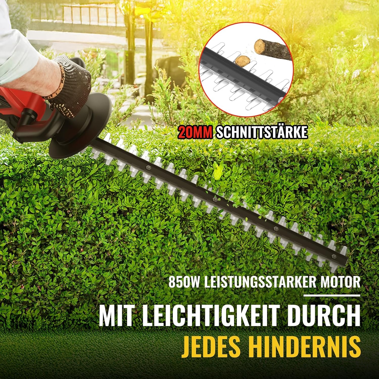 CONENTOOL 21V accu-heggenschaar