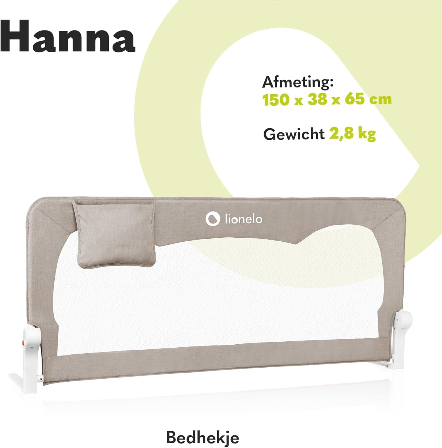 Lionelo Hanna Bedhekje 150x66 cm - 53% Korting