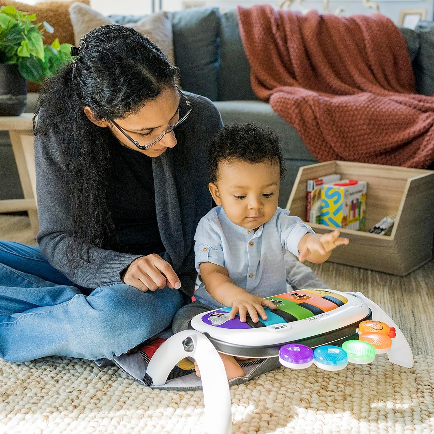 Baby Einstein, 4-in-1 Kickin' Tunes Muziek en Taal Discovery Speel Gym, Leeftijden Pasgeboren +