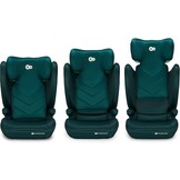 Kinderkraft I-SPARK Baby-autostoeltje i-Size Groep 2/3 100-150 cm, van 3,5 tot 12 jaar, 15 tot 36 kg, licht (4,5 kg), 3-puntsgordel, Zijbescherming, Groente