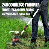 Accu Grastrimmer 4-in-1 Telescopisch met Koolborstelloze Motor en 2x 4.0Ah Batterijen