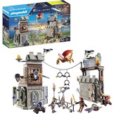 PLAYMOBIL Novelmore 71298 Novelmore vs. Burnham Raiders - Toernooi arena, episch gevecht tussen de Novelmore ridder Arwynn en Burnham Raider Dash, speelgoed voor kinderen vanaf 4 jaar