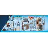 PLAYMOBIL Novelmore 71298 Novelmore vs. Burnham Raiders - Toernooi arena, episch gevecht tussen de Novelmore ridder Arwynn en Burnham Raider Dash, speelgoed voor kinderen vanaf 4 jaar