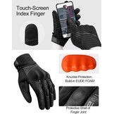 INBIKE Winter Motorhandschoenen Warm Hard Knuckle Bescherming Waterdicht Motorfiets Handschoenen Heren Dames (IM902W)