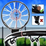 Dripex Basketbalring 45 cm met Net - Wandmontage