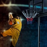 Dripex Basketbalring 45 cm met Net - Wandmontage