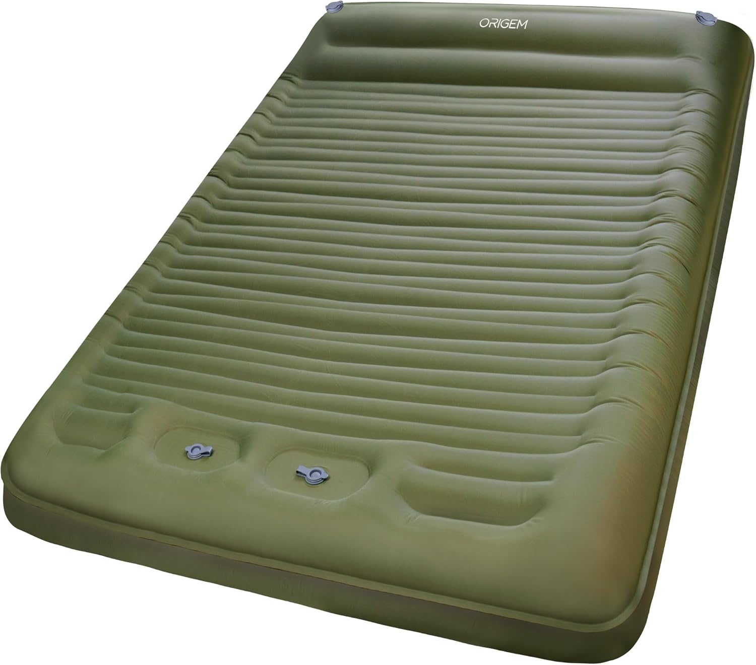 Origem Dubbele Zelfopblazende Slaapmat - Extra Dik (14cm) & Breed, Grijs
