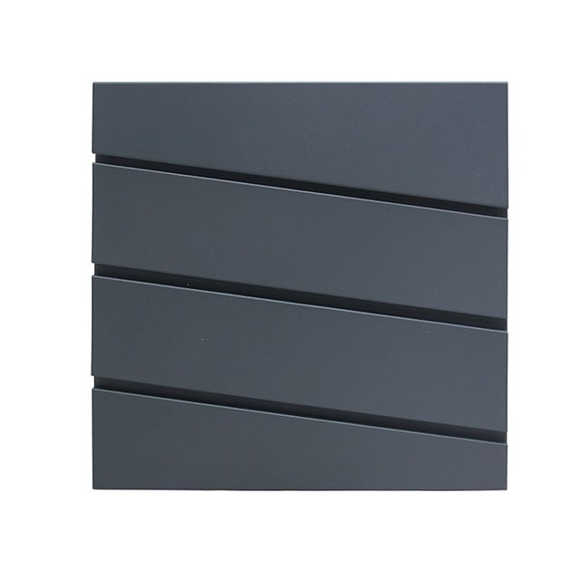 Brievenbus Modern Antraciet - 37x37x10 cm