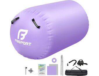 FBSPORT Balanceer Balk 240 cm Groen - Opvouwbaar voor Kinderen