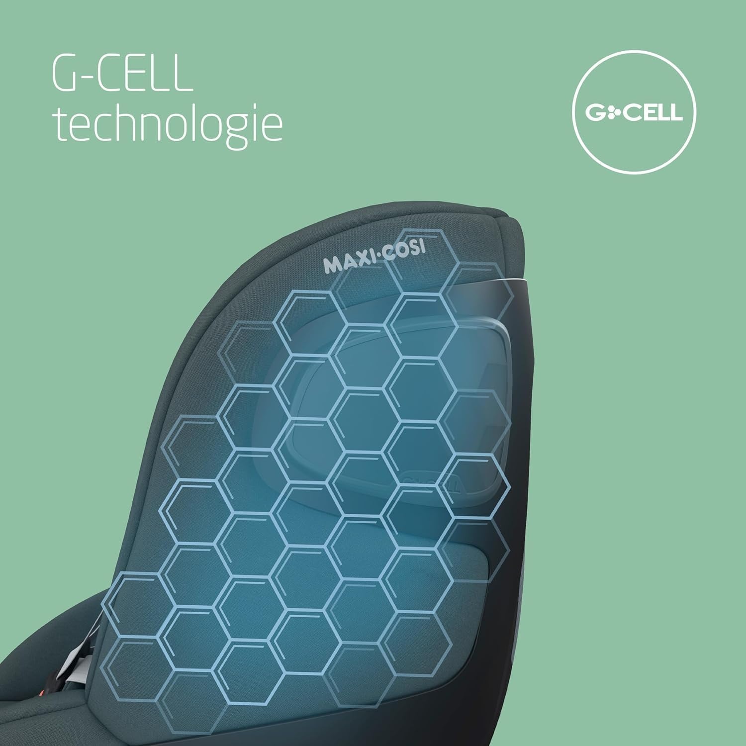 Maxi-Cosi Pearl 360 i-Size Autostoel, 3 maanden - 4 jaar (61-105 cm), 360 Draaibare Autostoel, Met één hand draaibaar, ClimaFlow, Easy-in harnas, G-CELL-technologie, Authentic Graphite