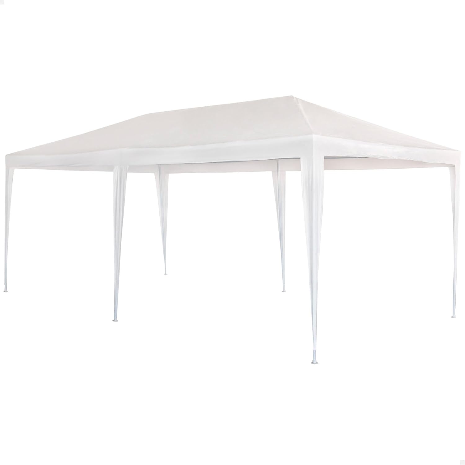 Aktive Garden 53992 paviljoen van kunststof, wit, 300 x 600 x 255 cm, met stalen buizen