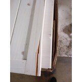 vidaXL Tuinbox 150x50x56,5 cm massief vurenhout wit