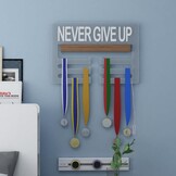 Ammonite Light up Medal Hanger Display, Houder Rack voor Awards of Linten, Sport Thema Lint Houder voor Muur, Gelaagd Award Rack