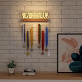 Ammonite Light up Medal Hanger Display, Houder Rack voor Awards of Linten, Sport Thema Lint Houder voor Muur, Gelaagd Award Rack