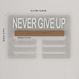 Ammonite Light up Medal Hanger Display, Houder Rack voor Awards of Linten, Sport Thema Lint Houder voor Muur, Gelaagd Award Rack