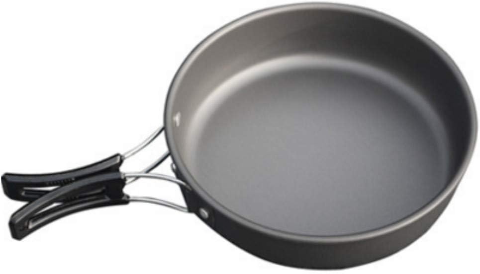 JZK camping kookgereiset, 2 - 3 personen, opvouwbare camping pannenset, steelpan, pan, theepot voor buiten, picknicken, kamperen en wandelvakanties