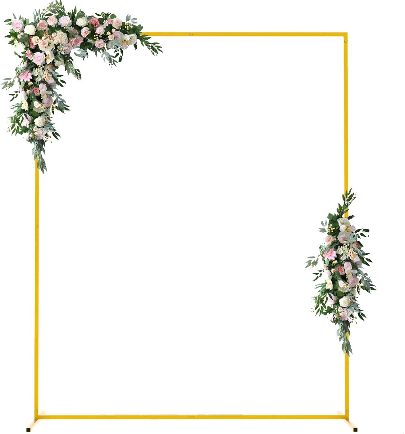 Gouden Vierkante Backdrop Standaard voor Ballonnenboog en Decoratie - 200 x 150 cm