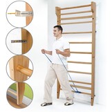 CCLIFE Muur Bars Gymnastiek apparatuur houten look veelkleurige Fitness Gymnastiek muur Klimmen muur Gym Sportartikelen voor volwassenen kinderen