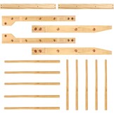CCLIFE Muur Bars Gymnastiek apparatuur houten look veelkleurige Fitness Gymnastiek muur Klimmen muur Gym Sportartikelen voor volwassenen kinderen