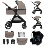 Kinderkraft ESME Mink Pro I-Size 3-in-1 Kinderwagen met Autostoeltje - Beige