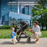 Kinderkraft ESME Mink Pro I-Size 3-in-1 Kinderwagen met Autostoeltje - Beige