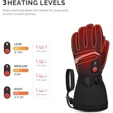 day wolf Verwarmde handschoenen, winterwarme handschoenen, skiën, wanten voor heren en dames, paardrijden, jagen, wandelen, motorrijden, handwarmers