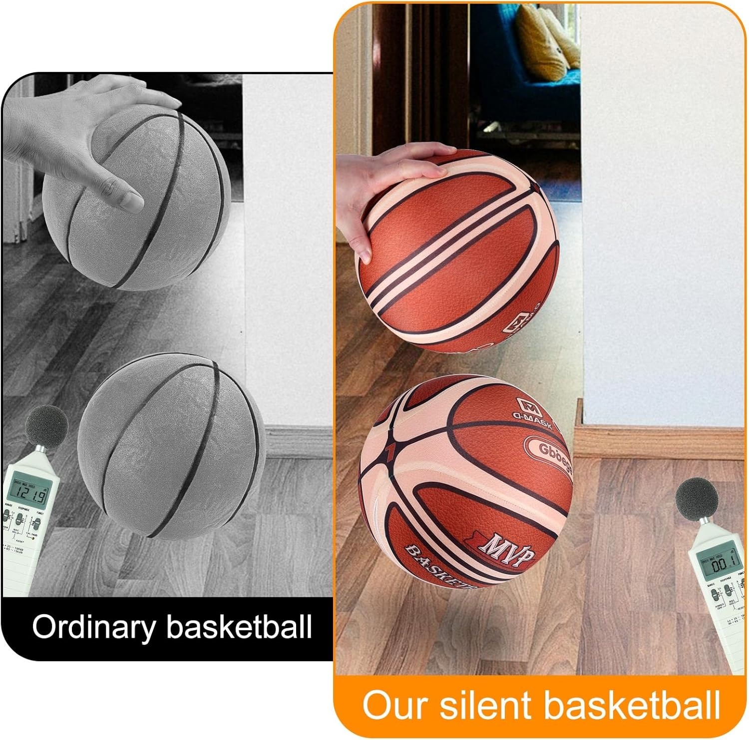 Stille Basketbal Maat 7 - Ideaal voor Binnentraining