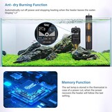 hygger Aquarium Verwarmer 800W met Externe Digitale LCD Controller voor Aquaria van 490-980L