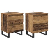 VidaXL Nachtkastje Oud Hout 40x35x50 cm - 34% Korting!