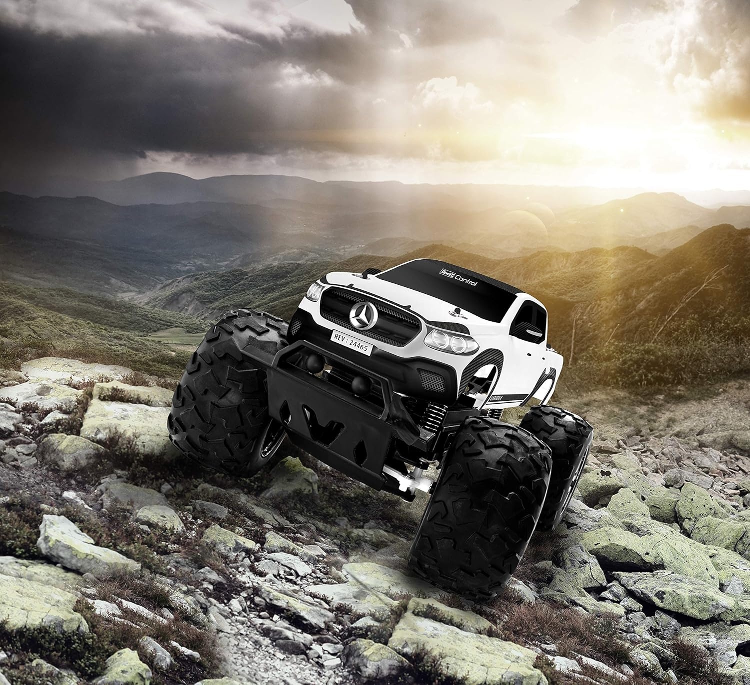 RC Terreinwagen Mercedes X-Class 35,5 cm | Spatwaterdicht | 34% Korting