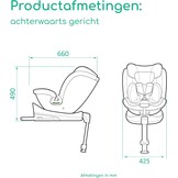 Autostoel 0-12 jaar 40-150 cm | 360° Draaibaar | i-Size | -55%