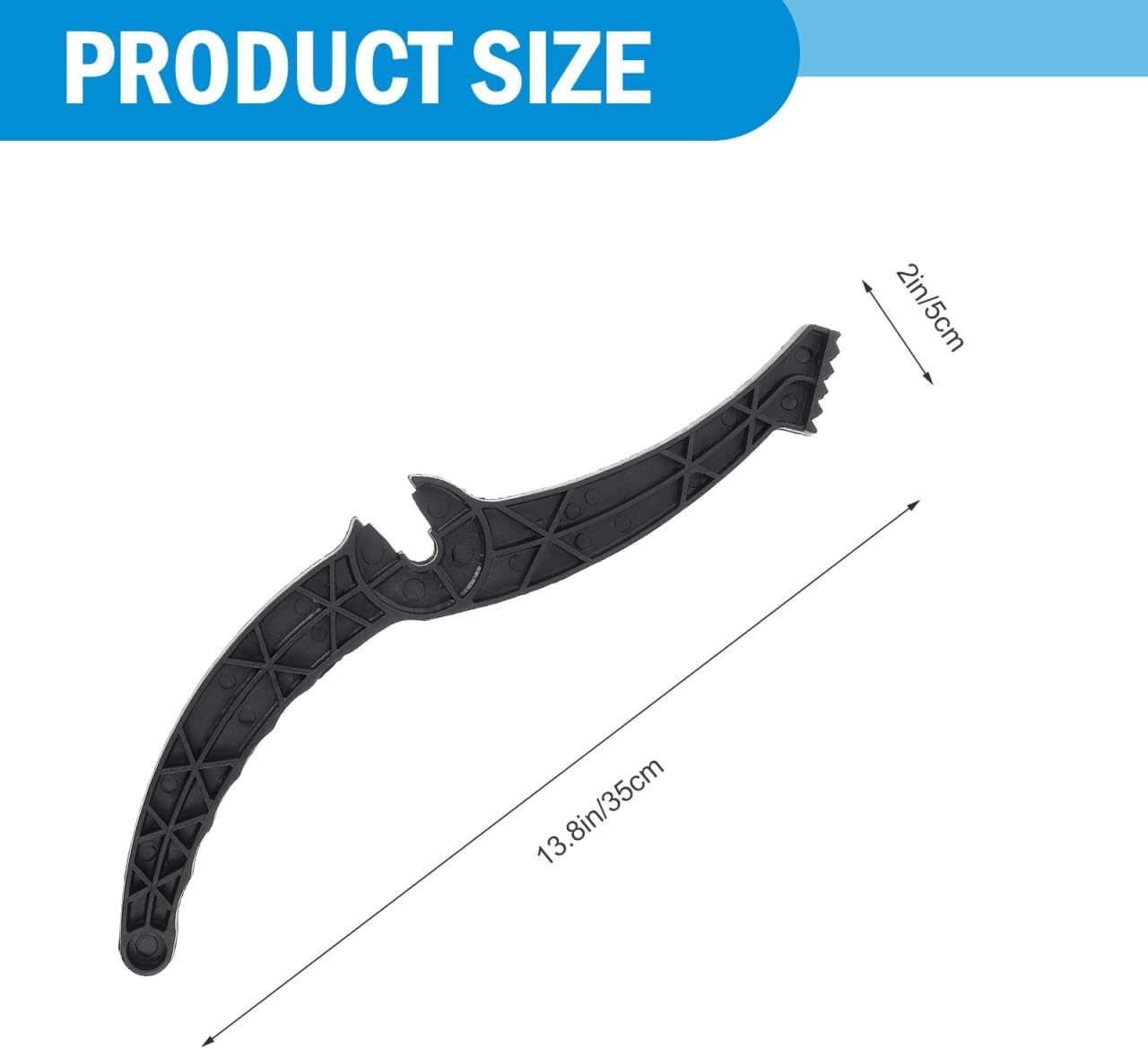 2x Herbruikbare Ski Remhendels voor Slee/Snowboard met Touw | Kunststof | Zwart | 70% Korting
