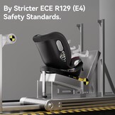 Draaibare i-Size Autostoel 40-150cm | 360° | ECE R129 | Zwart | 35% Korting