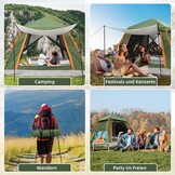 3-persoons Pop-up Tent 33% Korting | Automatisch Opzetbaar, Waterdicht