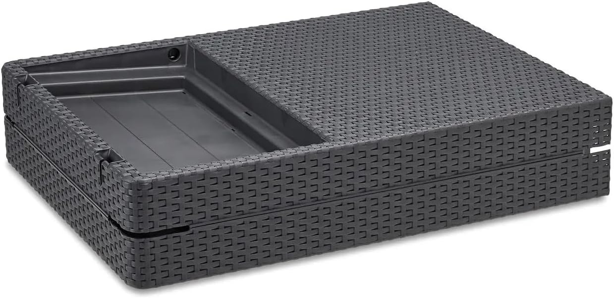 Zonneligstoel Jaipur Rotanlook Grafiet/Cool Grey - 59% Korting