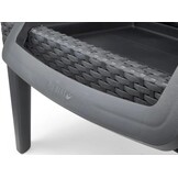 Zonneligstoel Jaipur Rotanlook Grafiet/Cool Grey - 59% Korting