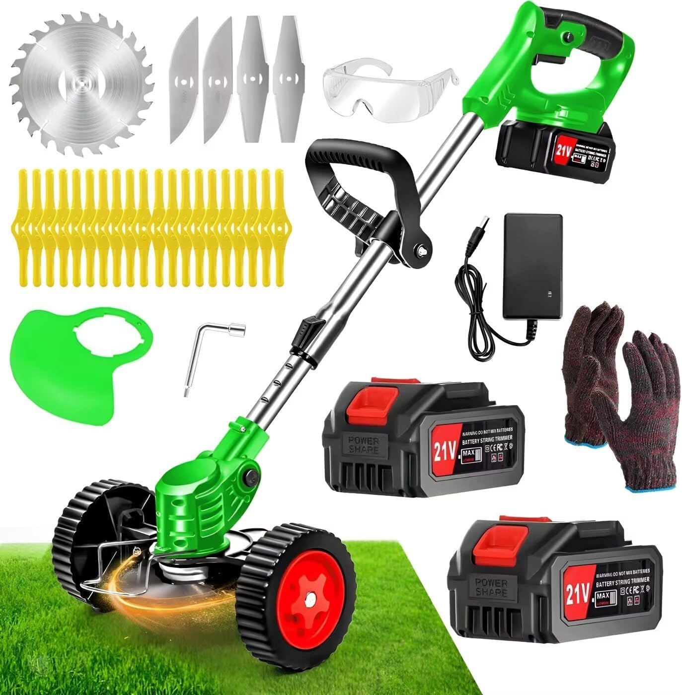Elektrische Grastrimmer 21V - 53% Korting!