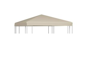 Beige Prieeldak 3x3m - 310 g/m² Waterbestendig - 34% Korting
