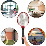 Elektrisch Insectenracket - Muggen & Vliegen - Binnen/Buiten - Rood