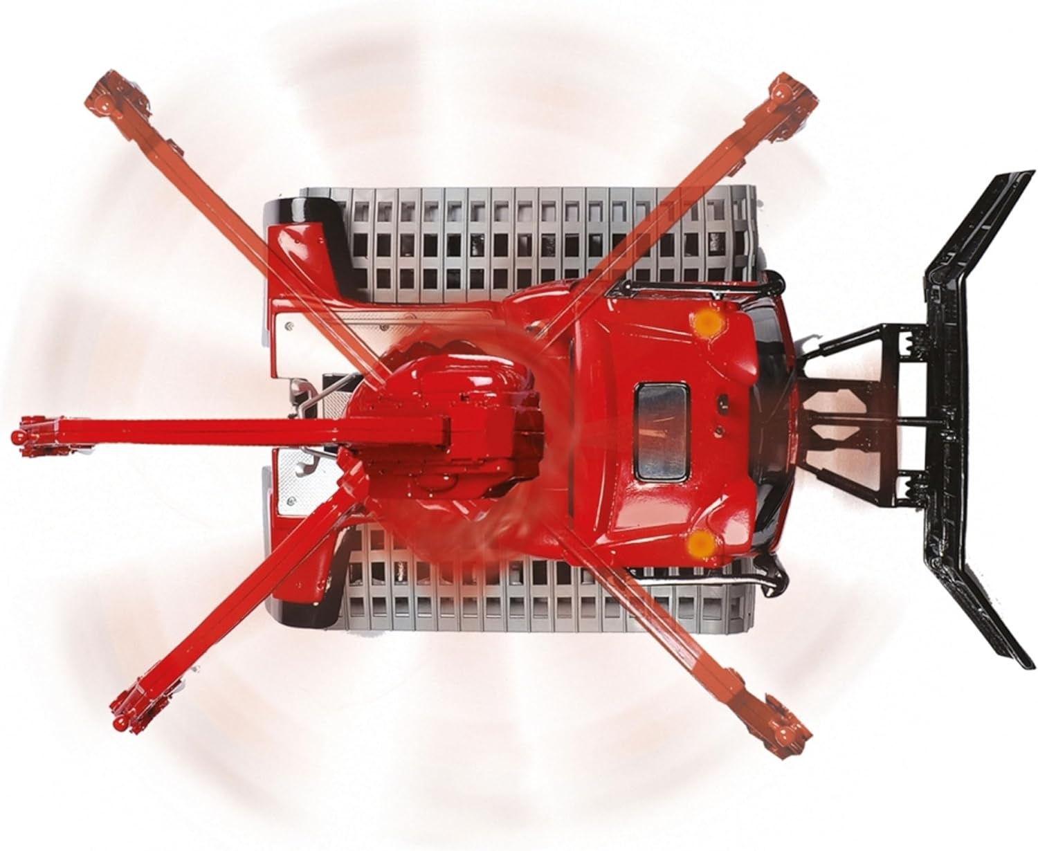 RC Sneeuwruimer Pistenbully 600 Rood - 26cm - 34% Korting