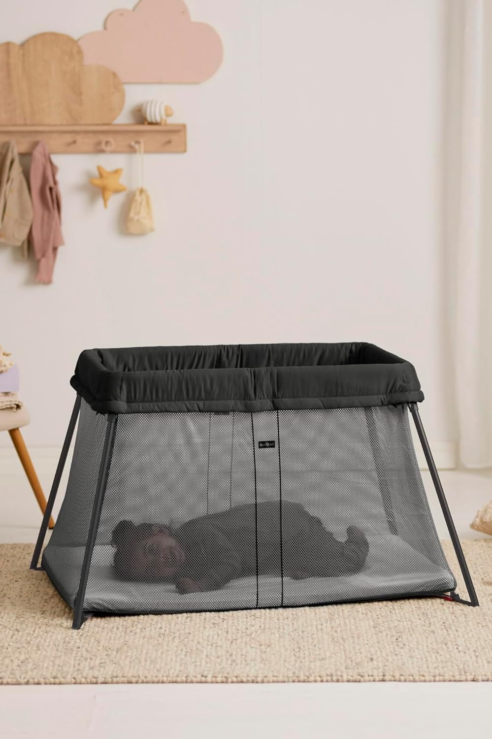 Lichtgewicht Zwart Reisbedje Baby & Peuter (0-3 jr) - 30% Korting