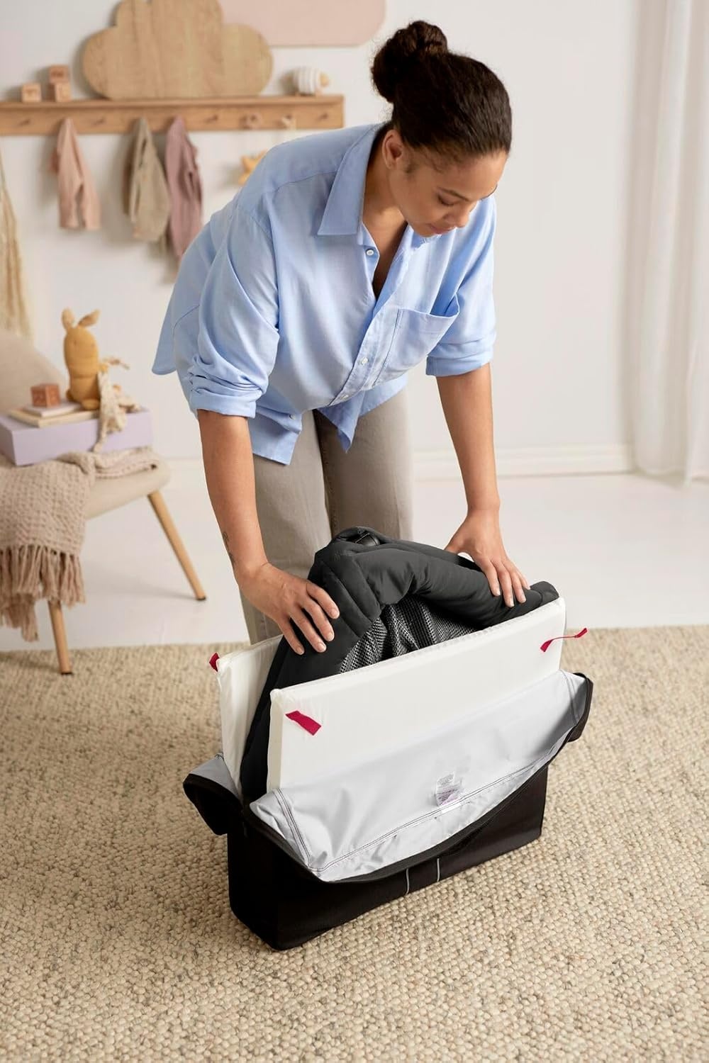 Lichtgewicht Zwart Reisbedje Baby & Peuter (0-3 jr) - 30% Korting