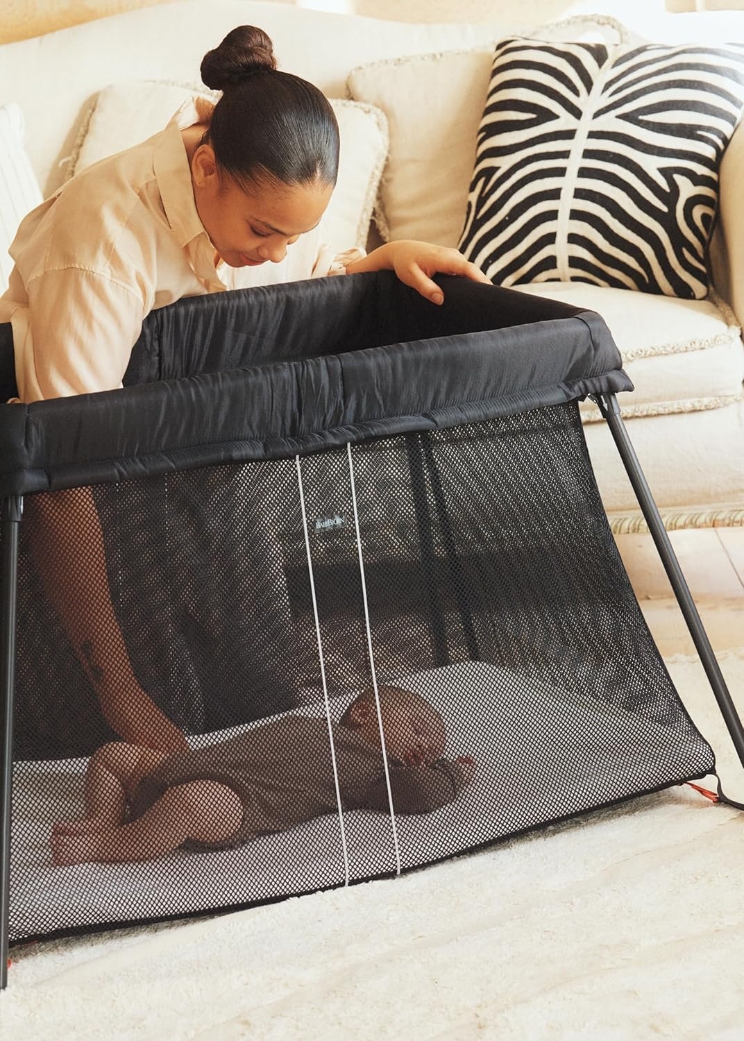 Lichtgewicht Zwart Reisbedje Baby & Peuter (0-3 jr) - 30% Korting