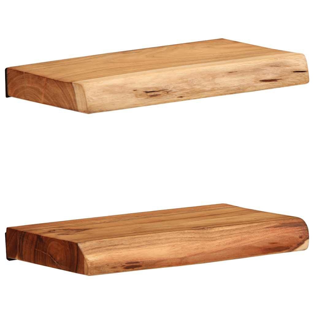 2x Wandschappen Massief Acaciahout 30x20 cm - 52% Korting