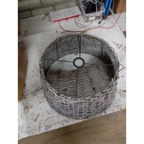 VidaXL Wicker Plafondlampenkap Bruin Ø50x30 cm - 84% Korting