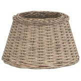 VidaXL Wicker Plafondlampenkap Bruin Ø50x30 cm - 84% Korting